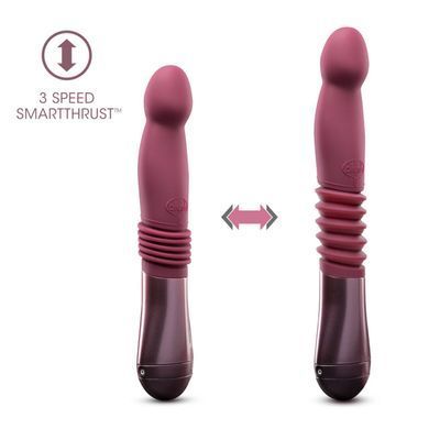 Пульсатор для точки G Blush Temptasia &ndash; Trixie Thrusting Dildo &ndash; Wine Red, 3 швидкості SO8835 фото Купити Пульсатор для точки G Blush Temptasia &ndash; Trixie Thrusting Dildo &ndash; Wine Red, 3 швидкості  Blush  4 342 грн