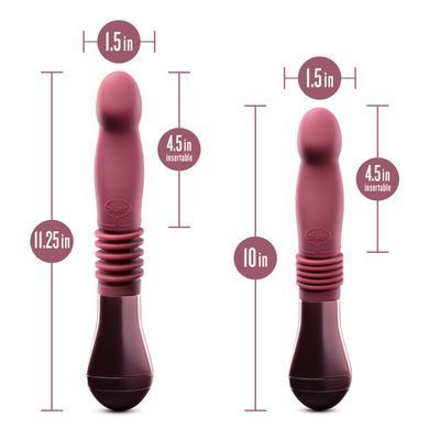 Пульсатор для точки G Blush Temptasia &ndash; Trixie Thrusting Dildo &ndash; Wine Red, 3 швидкості SO8835 фото Купити Пульсатор для точки G Blush Temptasia &ndash; Trixie Thrusting Dildo &ndash; Wine Red, 3 швидкості  Blush  4 342 грн