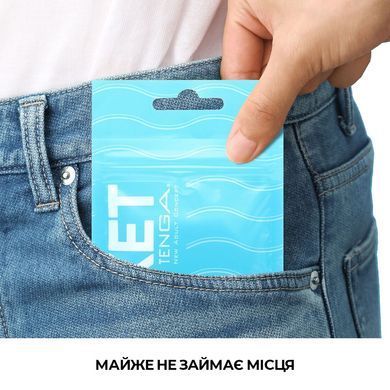 Мастурбатор TENGA Pocket Wave Line SO5594 фото Купить   Tenga (Японія) 193 грн