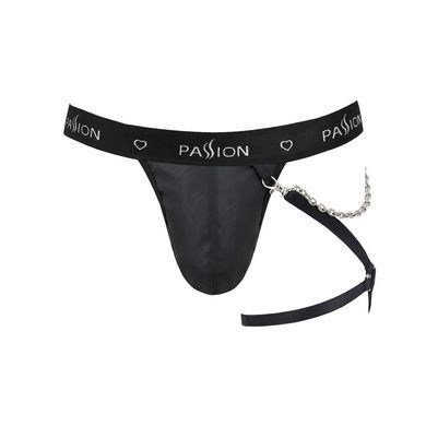 Чоловічі трусики танга з підв&rsquo;язкою Passion 058 THONG BILL XXL/XXXL Black SO7638 фото Купити Чоловічі трусики танга з підв&rsquo;язкою Passion 058 THONG BILL L/XL Black  Passion (Польща) 1 681 грн