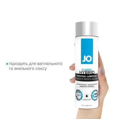 Густа змазка водно-силіконова JO Classic Hybrid (240 мл) без парабенів, гліцерину та олій SO1794 фото Купити Густа змазка водно-силіконова JO Classic Hybrid (240 мл) без парабенів, гліцерину та олій  JO (США) 1 635 грн