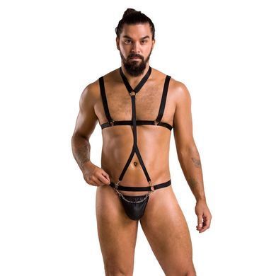 Комплект чоловічої білизни зі стреп Passion 039 SET ANDREW L/XL Black, стринги, шлейки SO7588 фото Купити Комплект чоловічої білизни зі стреп Passion 039 SET ANDREW L/XL Black, стринги, шлейки  Passion (Польща) 2 466 грн