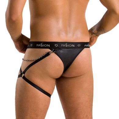 Чоловічі трусики танга з підв&rsquo;язкою Passion 058 THONG BILL XXL/XXXL Black SO7638 фото Купити Чоловічі трусики танга з підв&rsquo;язкою Passion 058 THONG BILL L/XL Black  Passion (Польща) 1 681 грн