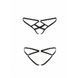 Трусики из стреп Passion Exclusive NICKY THONG L/XL, black PS27804 фото 5