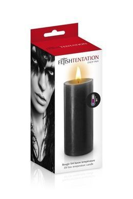 БДСМ-cвеча низкотемпературная Fetish Tentation SM Low Temperature Candle Black SO3754 фото Купить   Fetish Tentation (Франція) 322 грн