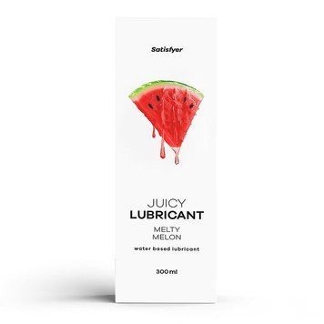Лубрикант на водній основі Satisfyer Juicy Lubricant Melty Melon water based 300 мл SX2721 фото Купити Лубрикант на водній основі Satisfyer Juicy Lubricant Melty Melon water based 300 мл  Satisfyer (Німеччина) 461 грн