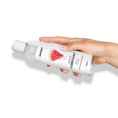 Лубрикант на водній основі Satisfyer Juicy Lubricant Melty Melon water based 300 мл SX2721 фото Купити Лубрикант на водній основі Satisfyer Juicy Lubricant Melty Melon water based 300 мл  Satisfyer  552 грн