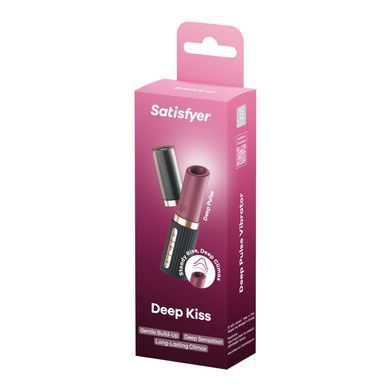 Вакуумний стимулятор Satisfyer Deep Kiss, магнітна технологія 3D Air Pulse, 30 режимів, кришечка SX3554 фото Купити Вакуумний стимулятор Satisfyer Deep Kiss, магнітна технологія 3D Air Pulse, 30 режимів, кришечка  Satisfyer (Німеччина) 1 729 грн