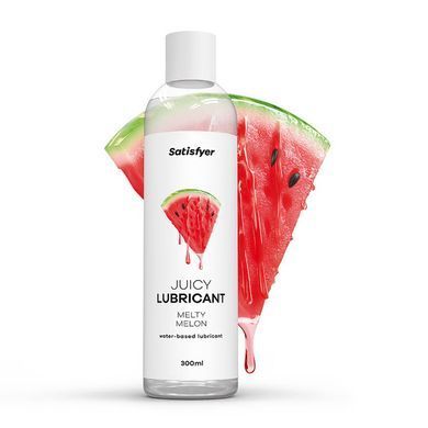 Лубрикант на водній основі Satisfyer Juicy Lubricant Melty Melon water based 300 мл SX2721 фото Купити Лубрикант на водній основі Satisfyer Juicy Lubricant Melty Melon water based 300 мл  Satisfyer  552 грн