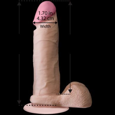 Фаллоимитатор Doc Johnson The Realistic Cock 6 inch White &mdash; ULTRASKYN, Vack-U-Lock, диаметр 4,3 см SO1550 фото Купить   Doc Johnson (США) 4 139 грн
