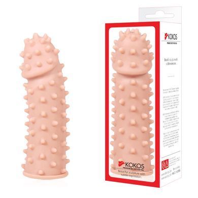 Насадка на член Kokos Extreme Sleeve ES.03 размер M, утолщающая, стимулирующий рельеф SO1275 фото Купить   Kokos (Південна Корея) 489 грн