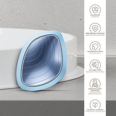Ультразвукова маска тепло та холод GESKE Sonic Warm&Cool Mask 9в1 white HB0105 фото Купити Ультразвукова маска тепло та холод GESKE Sonic Warm&Cool Mask 9в1 white  GESKE 2 559 грн