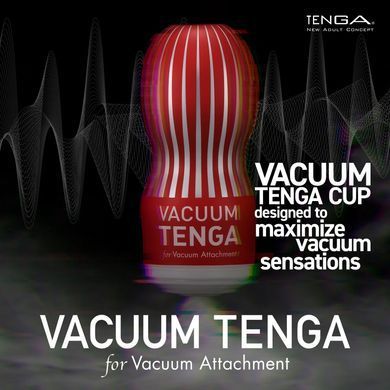 Мастурбатор VACUUM TENGA CUP, сумісний з насадками Tenga Vacuum Controller I та II, Tenga VACUUM MAX SX2462 фото Купити Мастурбатор VACUUM TENGA CUP, сумісний з насадками Tenga Vacuum Controller I та II, Tenga VACUUM MAX  Tenga (Японія) 609 грн