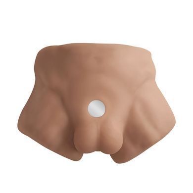 Півторс з фалоімітатором на присосці SilexD Apollo S Male Torso Caramel SX0813 фото Купити Півторс з фалоімітатором на присосці SilexD Apollo S Male Torso Caramel  SILEXD (Іспанія) 11 087 грн