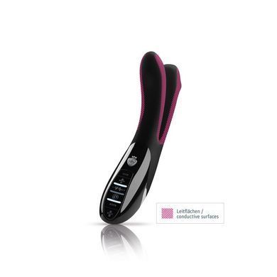 Вибратор двойной с электростимуляцией Mystim Tingling Aparte eStim Black, миостимулятор SO2989 фото Купить   Mystim  5 864 грн