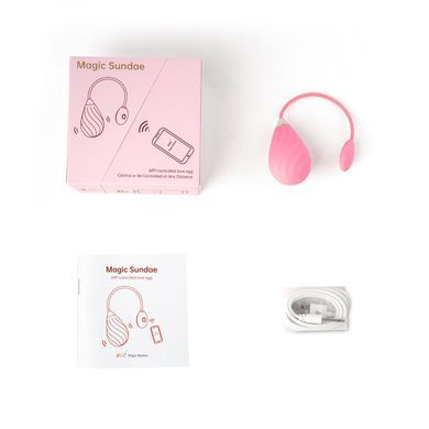 Смарт-виброяйцо Magic Motion Sundae Pink SO7014 фото Купить   Magic Motion (Китай) 1 293 грн