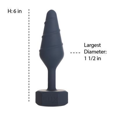 Анальна пробка Lux Active Twist Plug Small Blue SX3927 фото Купити Анальна пробка Lux Active Twist Plug Small Blue  Lux Active (Канада) 1 129 грн