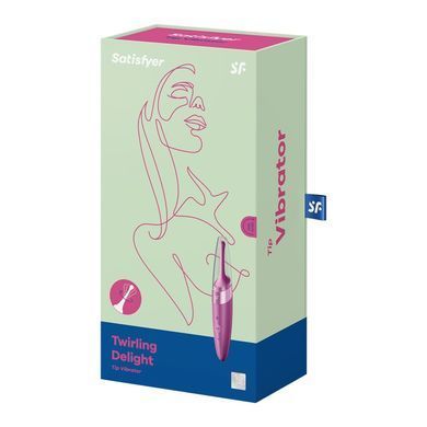 Вібратор для клітора Satisfyer Twirling Delight Berry SO5555 фото Купити Вібратор для клітора Satisfyer Twirling Delight Berry  Satisfyer (Німеччина) 1 588 грн