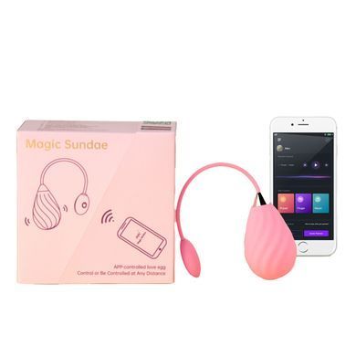 Смарт-виброяйцо Magic Motion Sundae Pink SO7014 фото Купить   Magic Motion (Китай) 1 293 грн