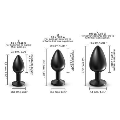 Анальная пробка Dorcel ONIX PLUG L SX1375 фото Купить   Dorcel (Франція) 1 052 грн