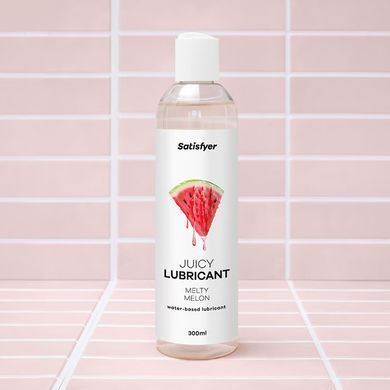 Лубрикант на водній основі Satisfyer Juicy Lubricant Melty Melon water based 300 мл SX2721 фото Купити Лубрикант на водній основі Satisfyer Juicy Lubricant Melty Melon water based 300 мл  Satisfyer  552 грн