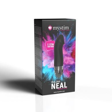 Вибратор с электростимуляцией Mystim Real Deal Neil Black Edition SO8144 фото Купить   Mystim  4 589 грн