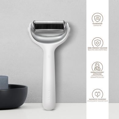 Електронний ролер для обличчя та тіла з мікроголками GESKE MicroNeedle Face&Body Roller 8в1 white HB0205 фото Купити Електронний ролер для обличчя та тіла з мікроголками GESKE MicroNeedle Face&Body Roller 8в1 white  GESKE 2 129 грн