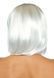 Перука, що світиться в темряві Leg Avenue Pearl short natural bob wig White, коротка, перлинна, 33 с &mdash; фото 4