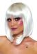 Перука, що світиться в темряві Leg Avenue Pearl short natural bob wig White, коротка, перлинна, 33 с &mdash; фото 3
