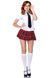 Эротический костюм школьницы Leg Avenue Private School Sweetie S, рубашка, юбка, галстук, оправа SO9119 фото 2