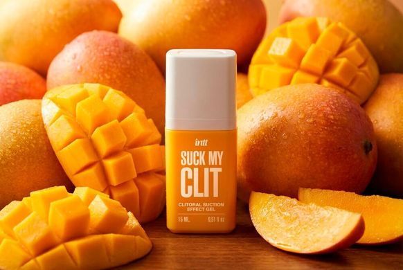 Смоктайзер для клитора Intt Suck My Clit Tropical Mango (15 мл), манго, гель с эффектом посасывания SX4003 фото Купить Смоктайзер для клитора Intt Suck My Clit Tropical Mango (15 мл), манго, гель с эффектом посасывания  Intt  773 грн