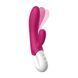 Вібратор-кролик Liebe Bend It Plus Rechargeable Cerise, гнучкий, 2 мотори, 10 режимів &mdash; фото 1
