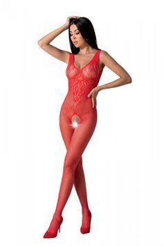 Бодистокинг с крыльями Passion BS098 One Size, red, средняя сетка, открытый доступ SO8936 фото Купить   Passion (Польща) 803 грн