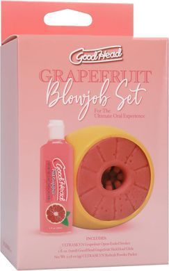 Набор для минета Doc Johnson GoodHead Grapefruit Blowjob Set - Yellow SX1322 фото Купить   Doc Johnson (США) 1 893 грн