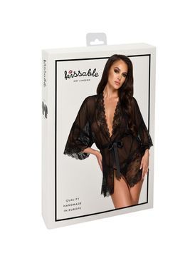 Пеньюар Kissable Midnight Kiss Negligee S/M SX1968 фото Купить   Noir Handmade (Польща) 1 967 грн