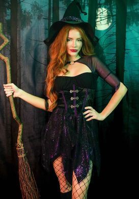 Костюм ведьмы Leg Avenue Mystical Witch M, платье, шляпа SO9333 фото Купить   Leg Avenue (США) 3 510 грн