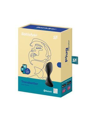 Анальная смарт-пробка с вибрацией Satisfyer Trendsetter Black SO6099 фото Купить   Satisfyer (Німеччина) 2 217 грн