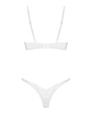 Комплект Obsessive Alissium 2-pcs set, XS/S, мереживо, ліф з м&rsquo;якою чашкою, трусики танга SX0603 фото Купити Комплект Obsessive Alissium 2-pcs set, XS/S, мереживо, ліф з м&rsquo;якою чашкою, трусики танга  Obsessive (Польща) 1 625 грн