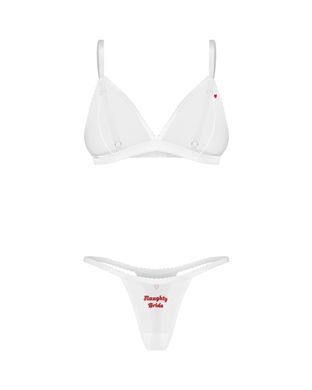 Комплект Obsessive Weddya Bride 3-pcs set 2XL/3XL Obsessive  &mdash; фото