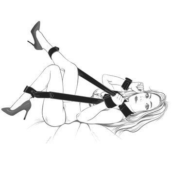 Фиксатор для ног LOCKINK Leg Spreader Strap SX0857 фото Купить   LOCKINK (Китай) 2 466 грн