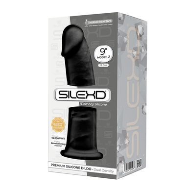 Фалоімітатор SilexD Oscar Black (MODEL 2 size 9in), двошаровий, силікон + Silexpan, діаметр 5,4см SO9925 фото Купити Фалоімітатор SilexD Oscar Black (MODEL 2 size 9in), двошаровий, силікон + Silexpan, діаметр 5,4см  SILEXD (Іспанія) 2 013 грн