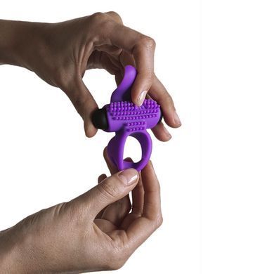Ерекційне віброкільце Adrien Lastic Bullet Lastic Ring з язичком і щіточкою для стимуляції клітора AD30393 фото Купити Ерекційне віброкільце Adrien Lastic Bullet Lastic Ring з язичком і щіточкою для стимуляції клітора  Adrien Lastic 563 грн