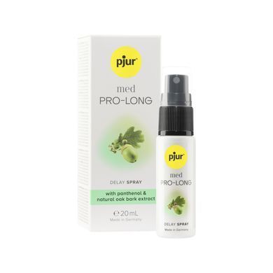 Спрей-пролонгатор pjur med Pro-long Spray 20 мл, з екстрактом дубової кори та пантенолом PJ10910 фото Купити Спрей-пролонгатор pjur med Pro-long Spray 20 мл, з екстрактом дубової кори та пантенолом  Pjur (Люксембург) 784 грн