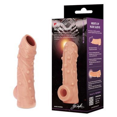 Насадка на член Kokos Nude Sleeve NS 002 M SX1473 фото Купить   Kokos (Південна Корея) 489 грн