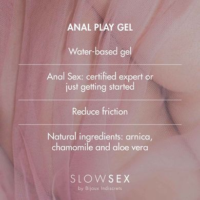 Анальний гель-змазка Bijoux Indiscrets Slow Sex Anal play gel SO5900 фото Купити Анальний гель-змазка Bijoux Indiscrets Slow Sex Anal play gel  Bijoux Indiscrets  590 грн