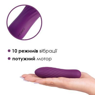 Потужний мінівібратор Svakom Tulip Violet SO6033 фото Купити Потужний мінівібратор Svakom Tulip Violet  Svakom (США) 1 450 грн