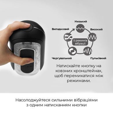 Вибромастурбатор Tenga Flip Zero Electronic Vibration Black, изменяемая интенсивность, раскладной SO2445 фото Купить   Tenga (Японія) 14 704 грн