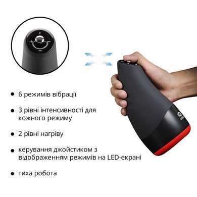 Преміальний мастурбатор Otouch CHIVEN 3, 6 режимів, 3 рівні інтенсивності, підігрів, джойстик SO9382 фото Купити Преміальний мастурбатор Otouch CHIVEN 3, 6 режимів, 3 рівні інтенсивності, підігрів, джойстик  Otouch (Китай) 2 170 грн