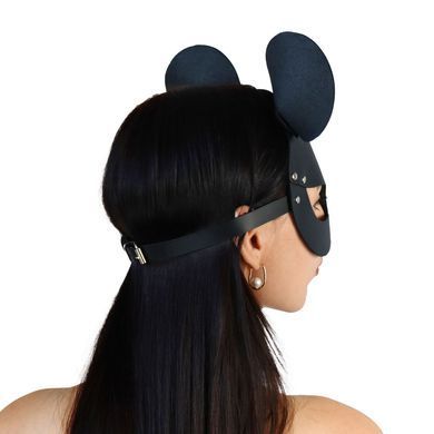 Кожаная маска мышки Art of Sex - Mouse Mask, цвет Черный SO9649 фото Купить   Art of Sex  748 грн