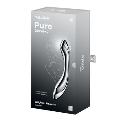 Металевий дилдо Satisfyer Pure Gravity 2 SX3254 фото Купити Металевий дилдо Satisfyer Pure Gravity 2  Satisfyer (Німеччина) 2 937 грн